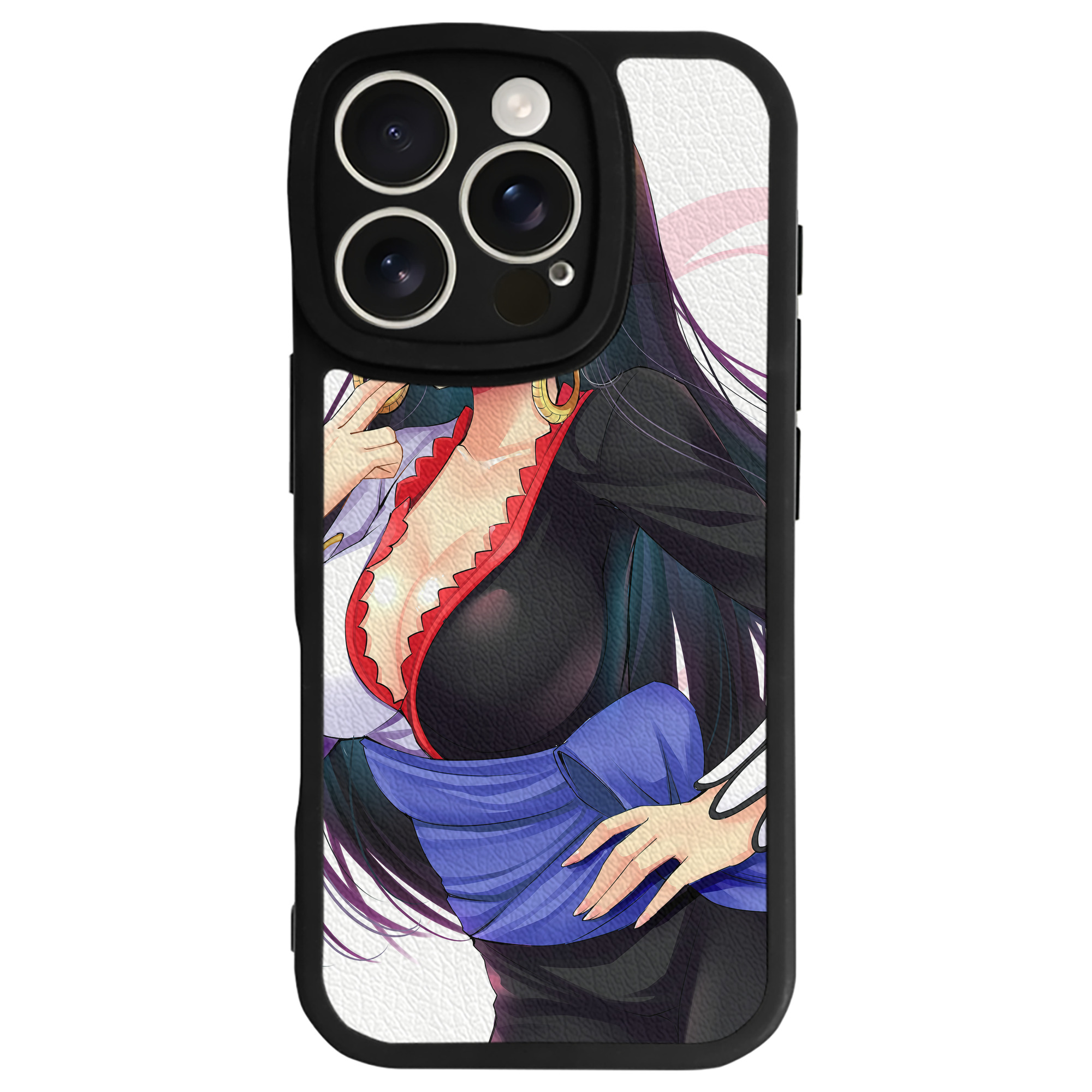 （画像用） ワンピース ONE PIECE 【iPhone 16シリーズ対応】シリコンスマホケース（レザー調） 材質：シリコン
